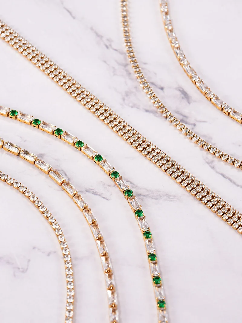 Green Circle Kette