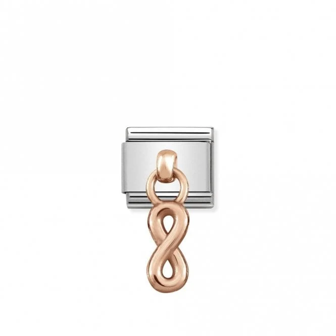 Classic Rose Gold Infinity Love & Hearts Charms