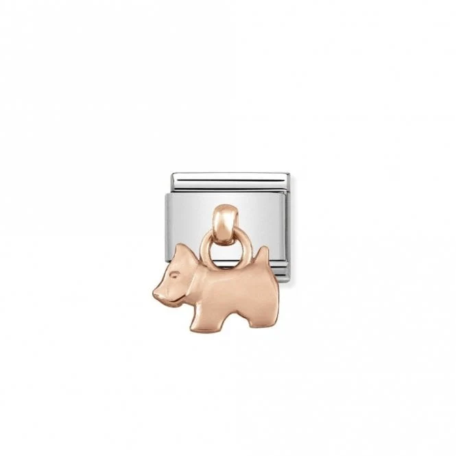 Classic Rose Gold Dog Animal Charms