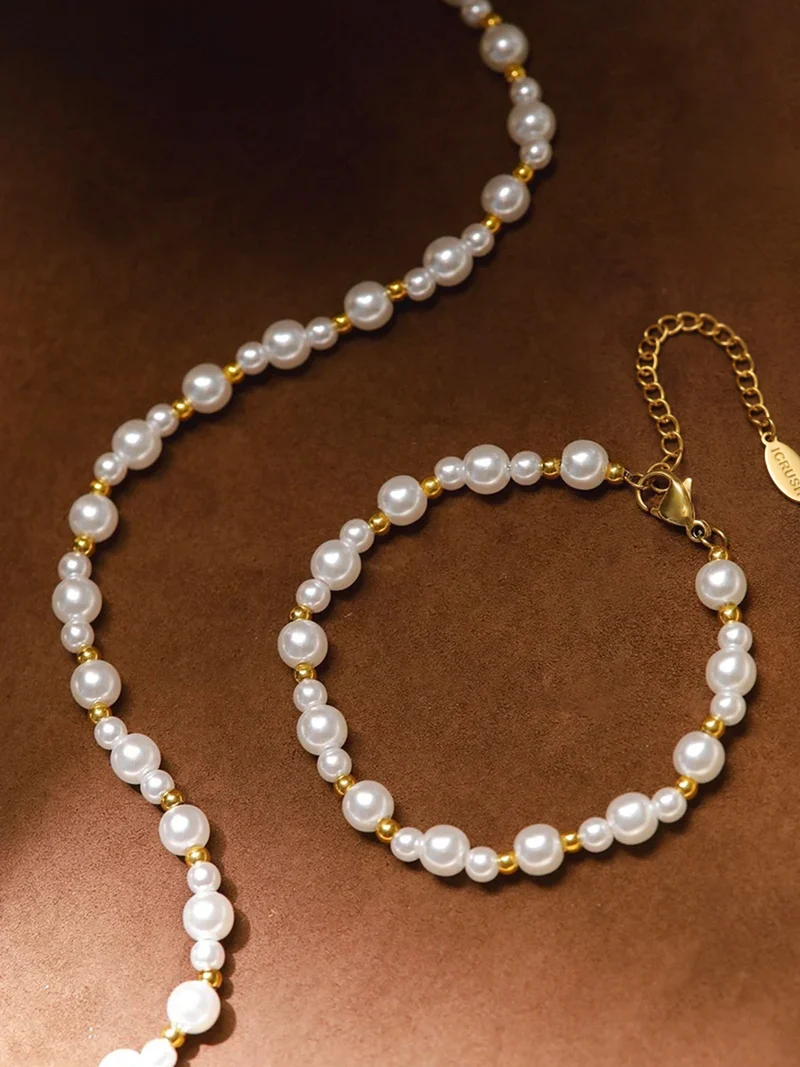 Beaded Pearl Kette
