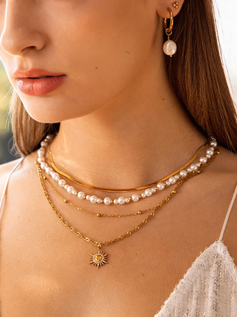 Beaded Pearl Kette