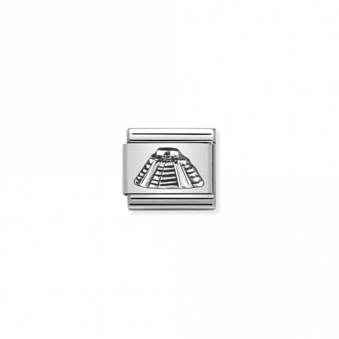 Classic Silver Mayan Pyramid Travel Charms