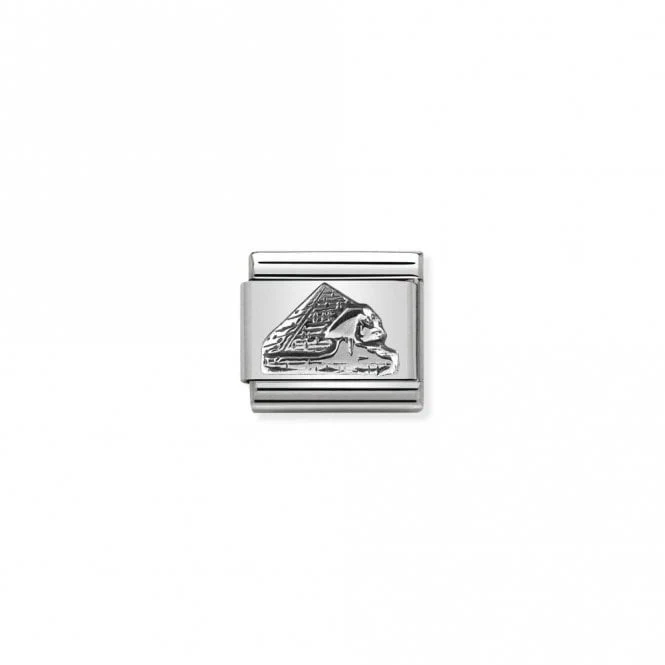 Classic Silver Pyramid Travel Charms