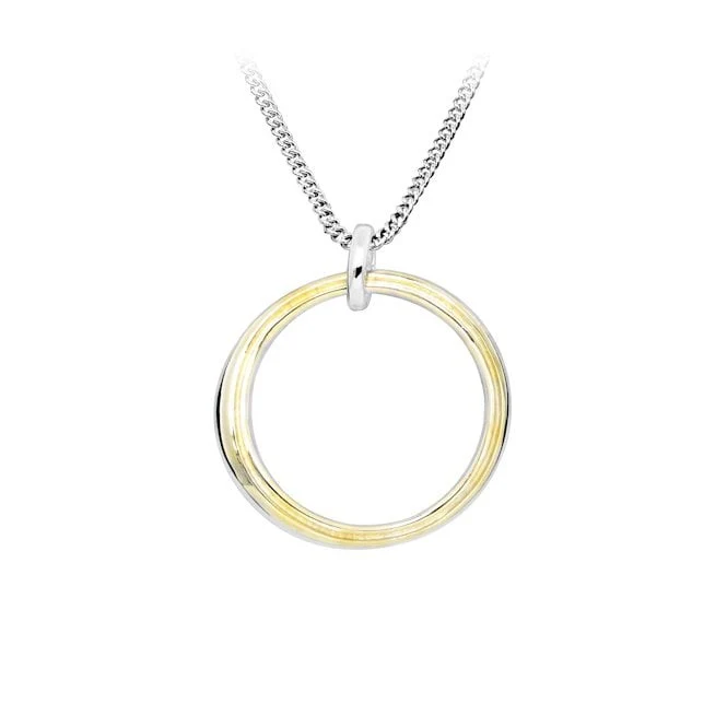 Trailblazer 18kt Gold & Silver Pendant