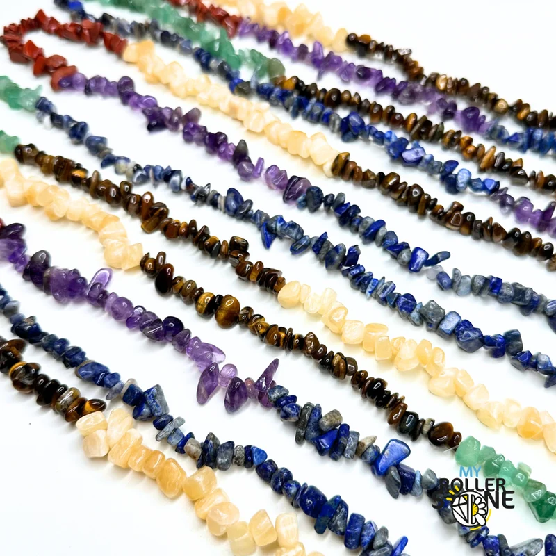 7 Chakra-Chip-Perlen, 78 cm
