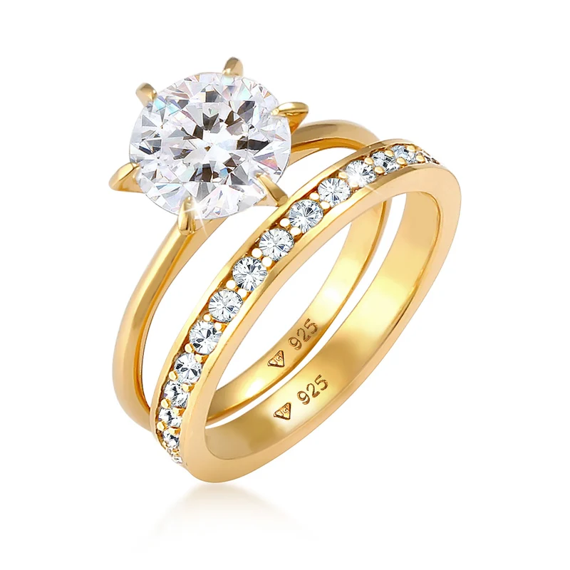 Ringset | Kristall ( Weiß )