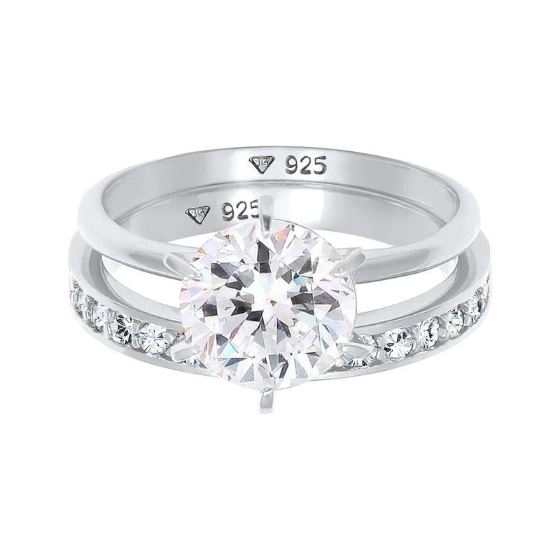 Ringset | Kristall ( Weiß )