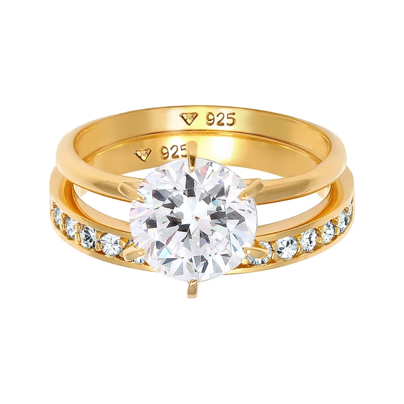 Ringset | Kristall ( Weiß )