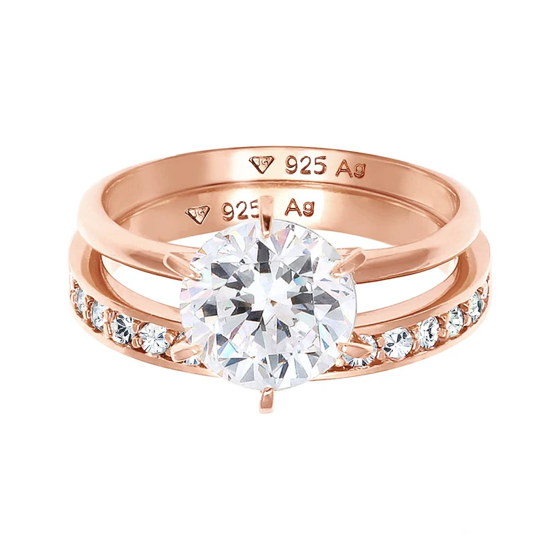 Ringset | Kristall ( Weiß )