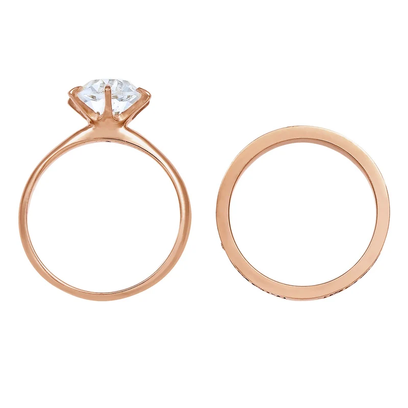 Ringset | Kristall ( Weiß )
