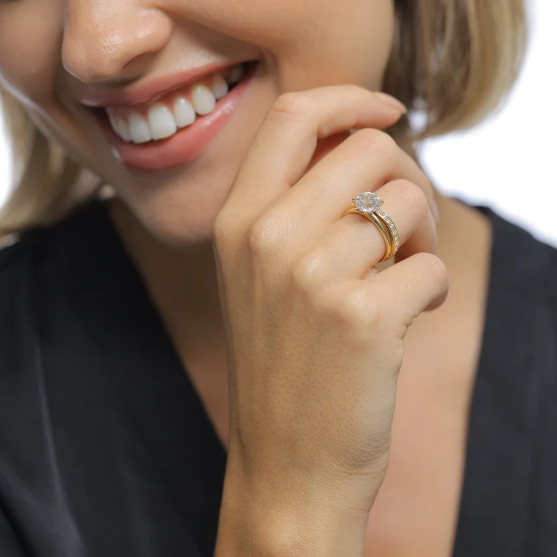 Ringset | Kristall ( Weiß )