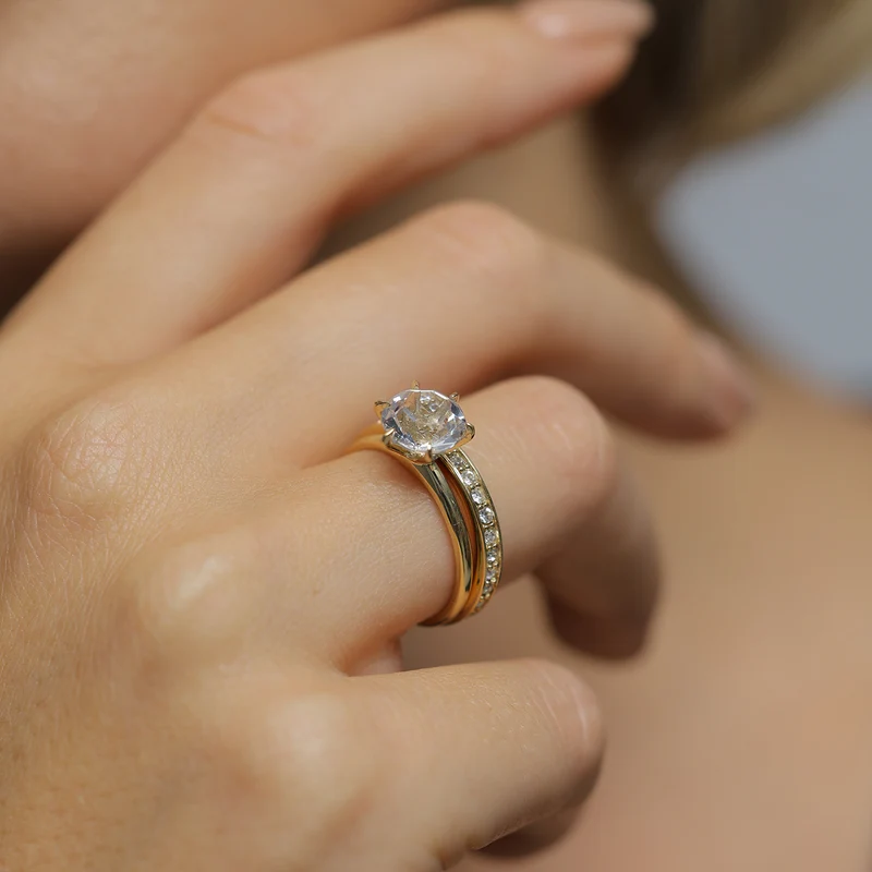 Ringset | Kristall ( Weiß )