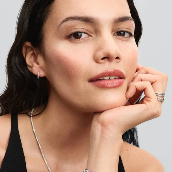 Sparkling Huggie Hoop Earrings