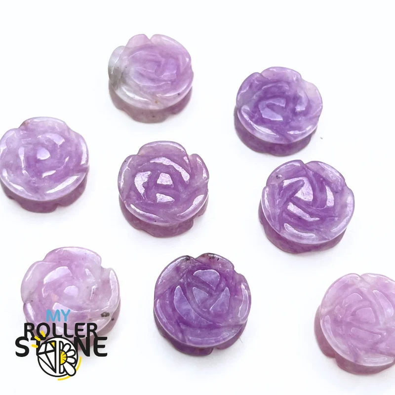 Rosa Phosphosiderit-Perle