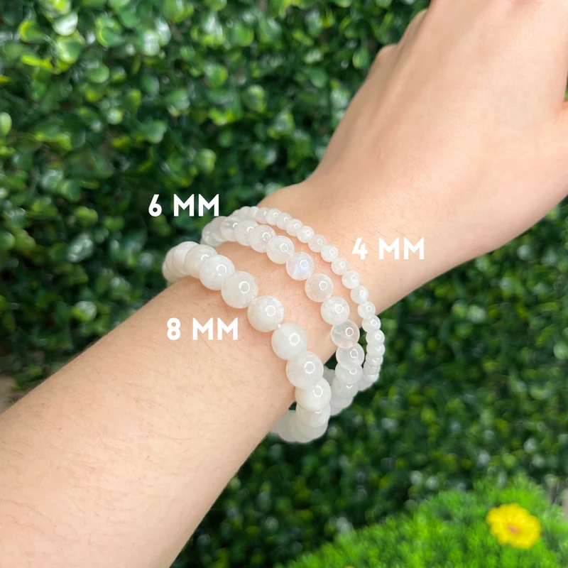 Benutzerdefinierte Mondstein-Armband