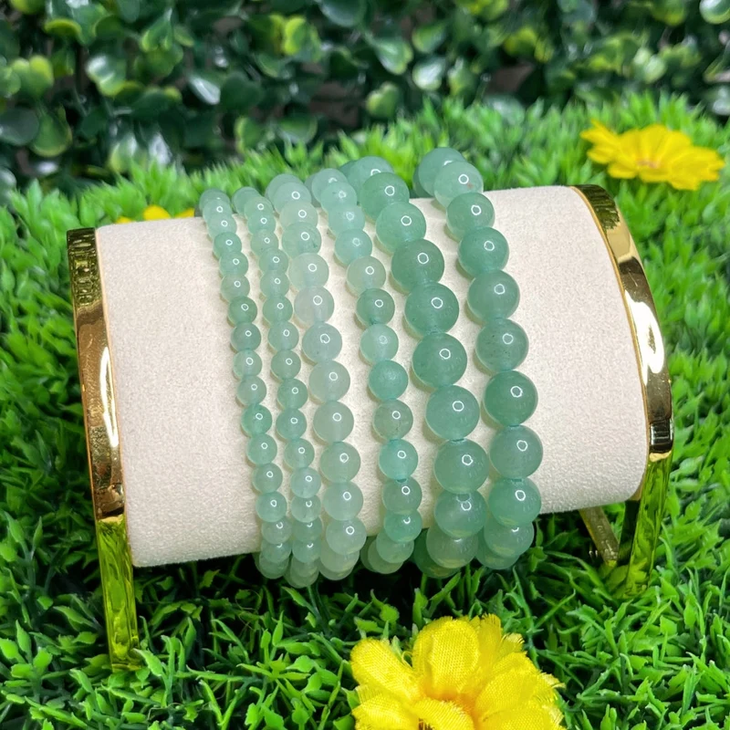 Maßgeschneidertes grünes Aventurin-Armband