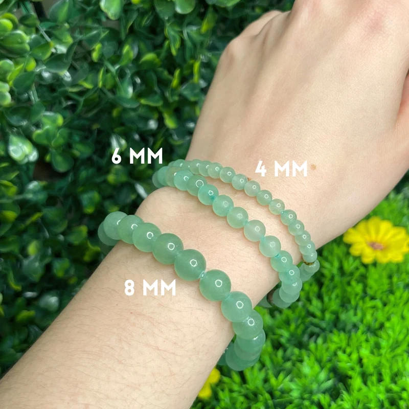 Maßgeschneidertes grünes Aventurin-Armband