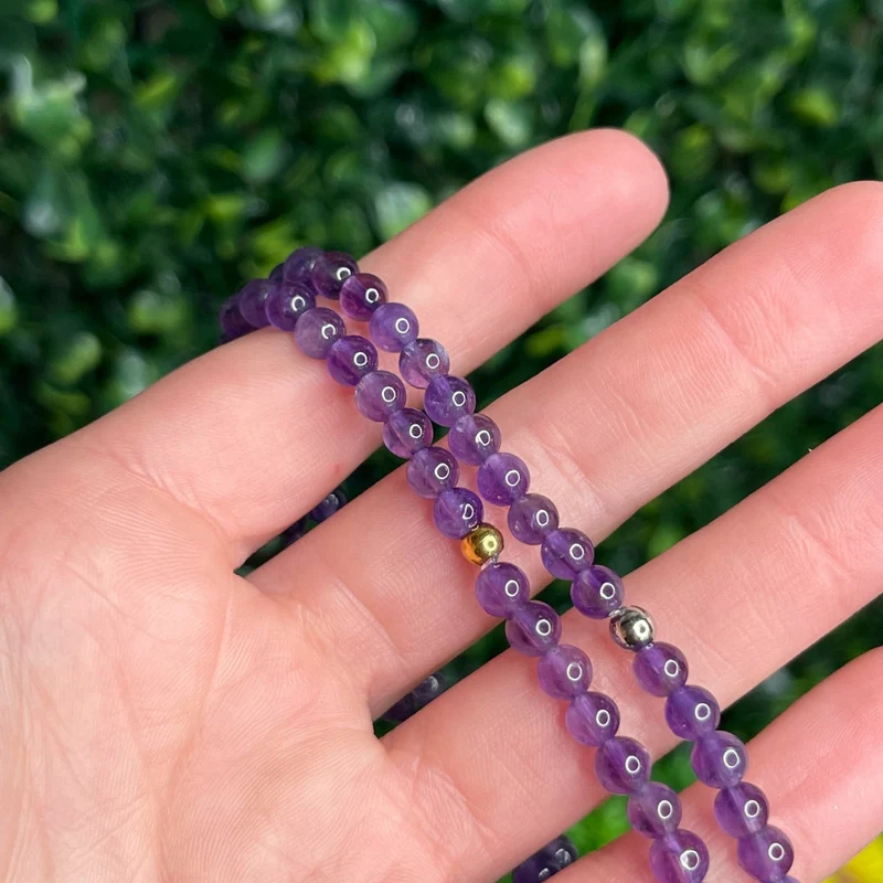 Benutzerdefiniertes Amethyst-Armband