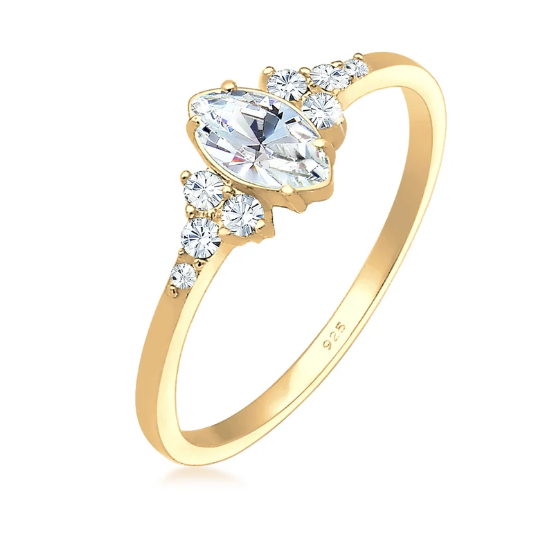 Verlobungsring | Mit Kristallen von Swarovski® (Weiß)