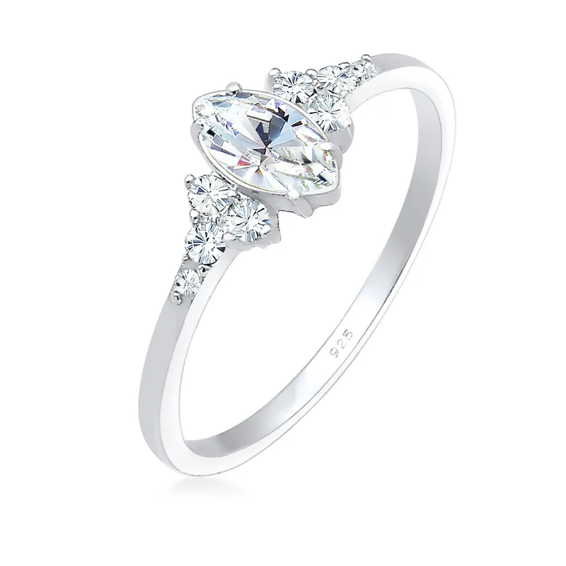 Verlobungsring | Mit Kristallen von Swarovski® (Weiß)