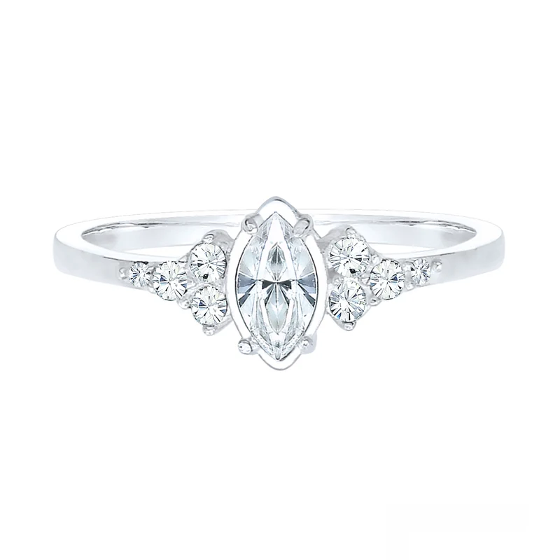 Verlobungsring | Mit Kristallen von Swarovski® (Weiß)