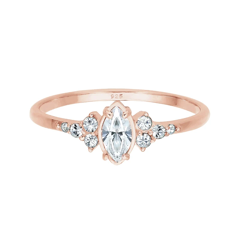 Verlobungsring | Mit Kristallen von Swarovski® (Weiß)