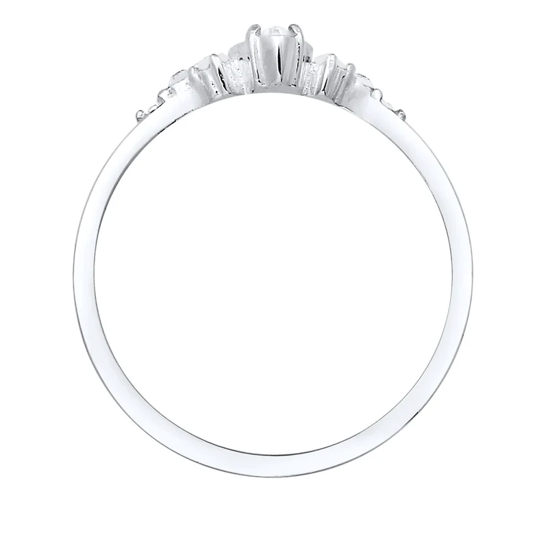 Verlobungsring | Mit Kristallen von Swarovski® (Weiß)