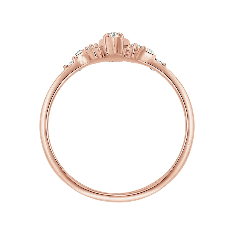 Verlobungsring | Mit Kristallen von Swarovski® (Weiß)
