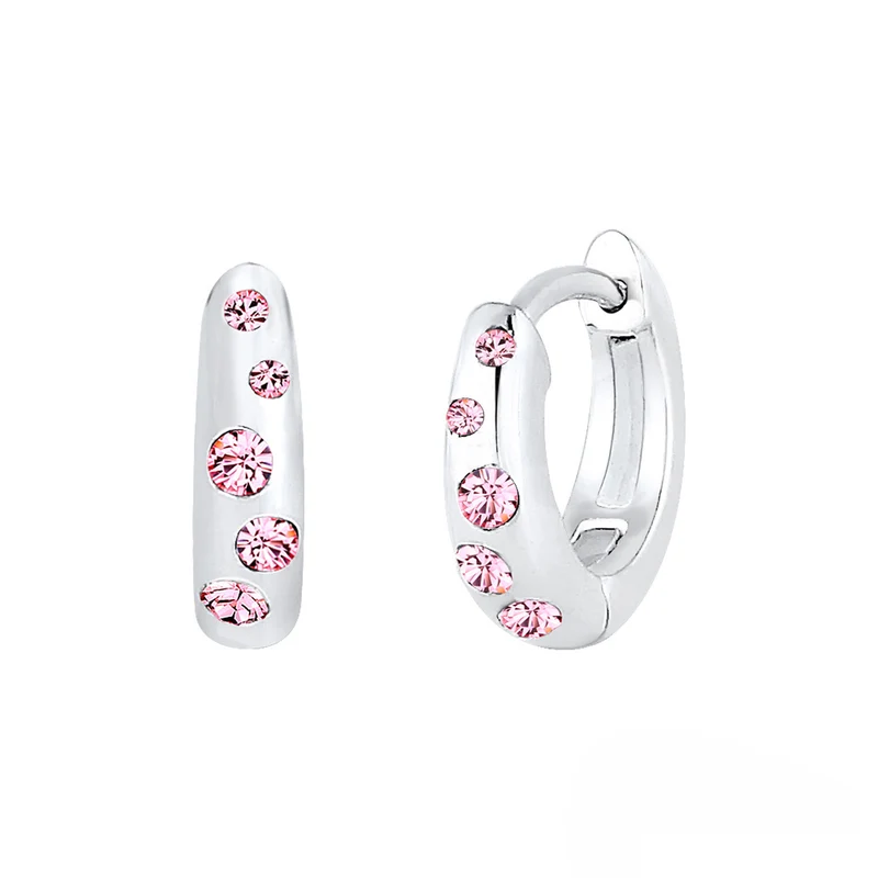 Ohrring | Kristall ( Rosa )