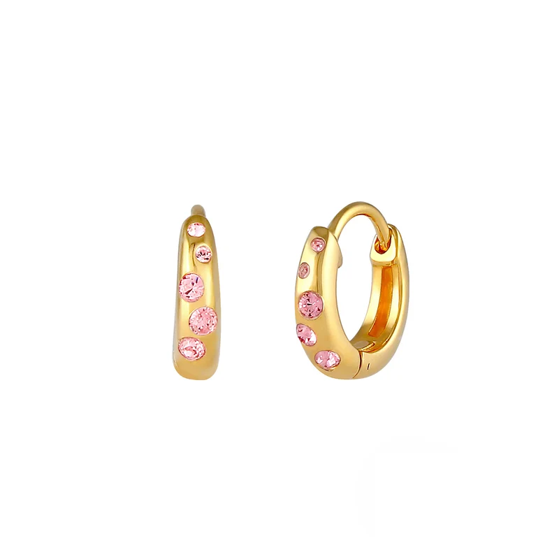 Ohrring | Kristall ( Rosa )