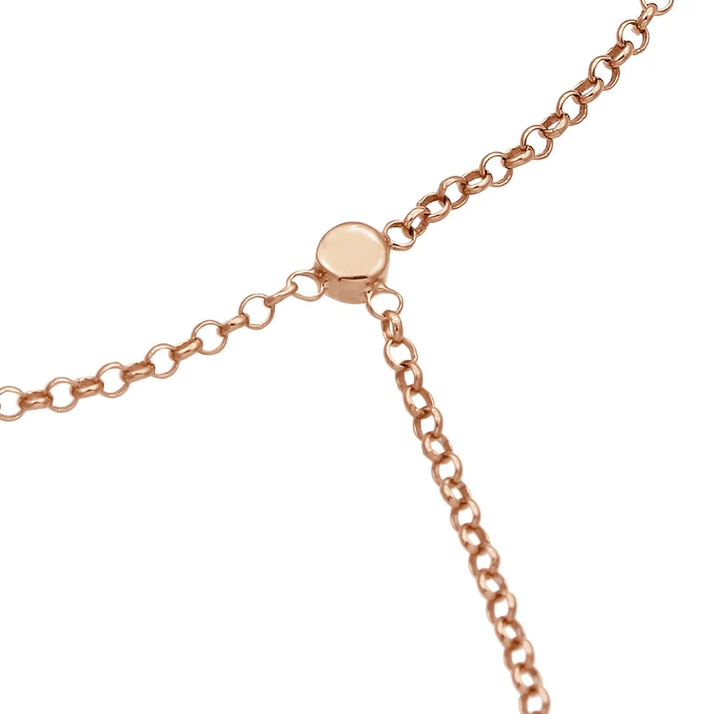 Armband Handchain | Kristall (Weiß)