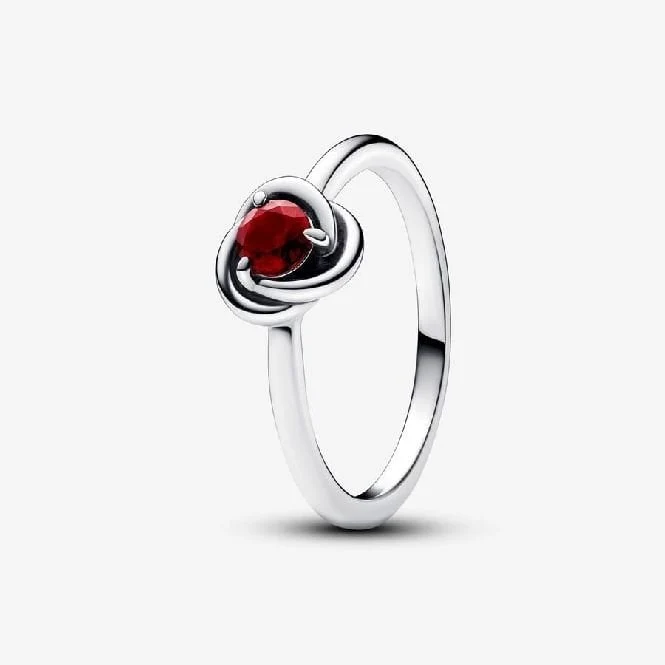 January Birthstone Eternity Circle Ring, Size 60