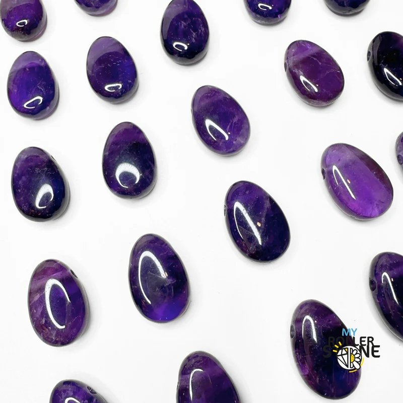 Amethyst-Anhänger mit großem Loch