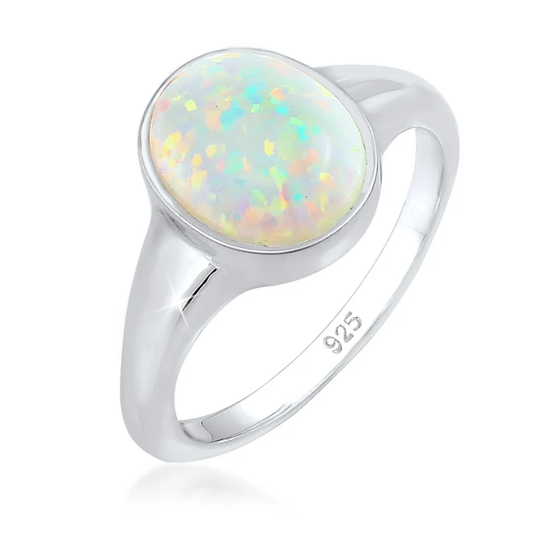 Siegelring | Opal ( Weiß )