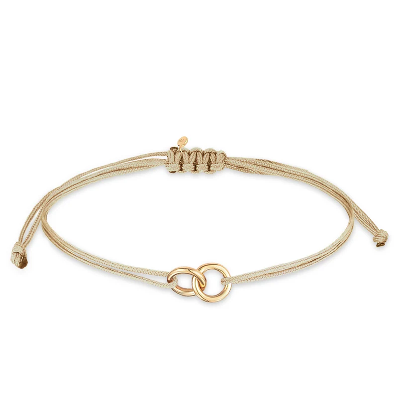 Armband Kreis Geo | Nylon (Braun)