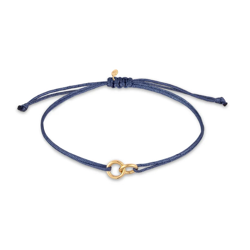 Armband Kreis Geo | Nylon (Braun)
