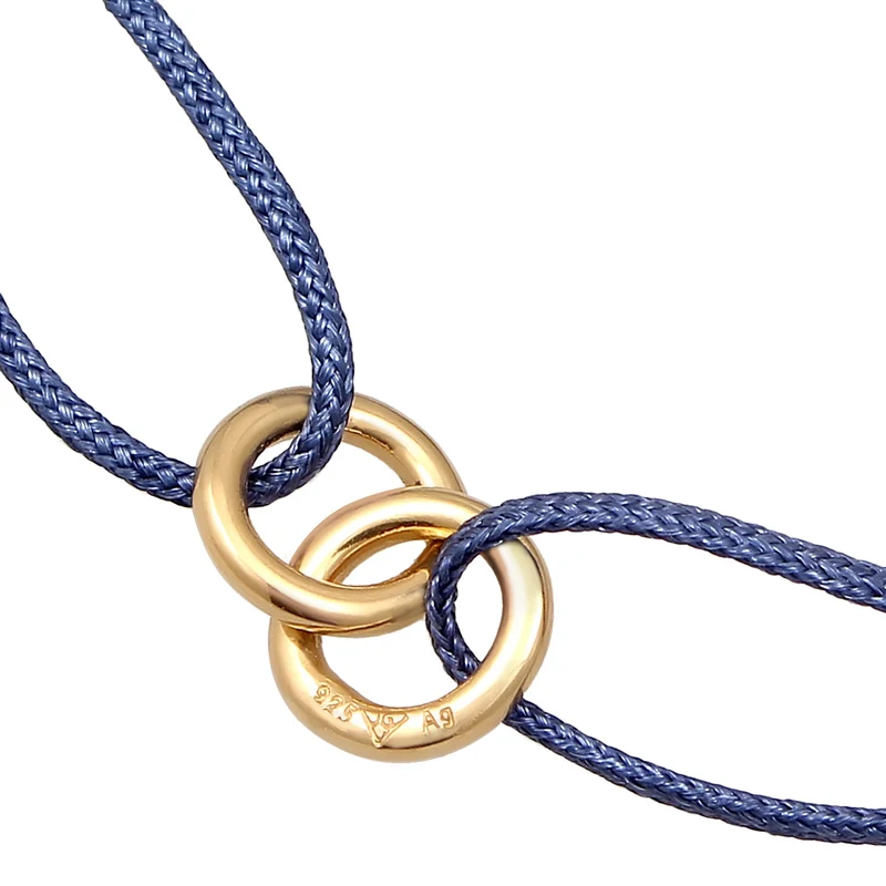 Armband Kreis Geo | Nylon (Braun)