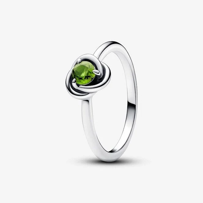 August Birthstone Eternity Circle Ring, Size 54