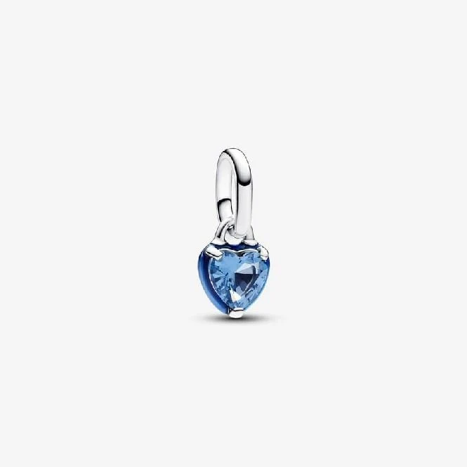 ME Blue Chakra Heart Mini Dangle Charms