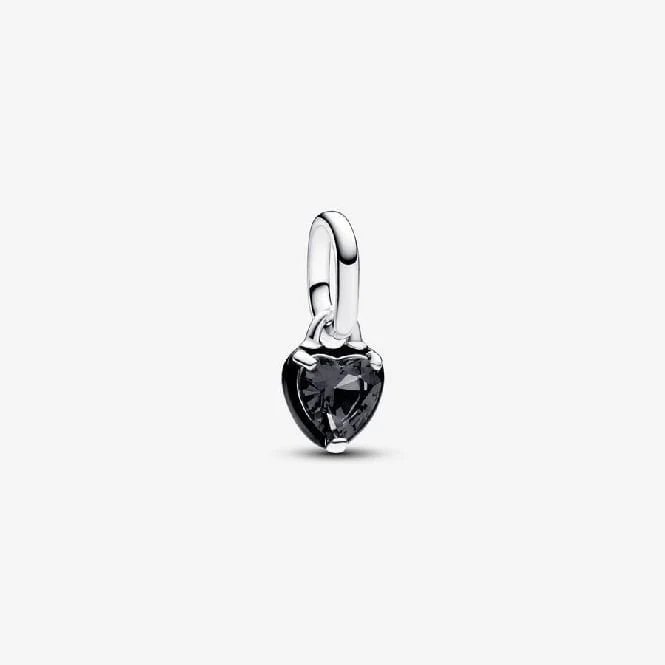 ME Black Chakra Heart Mini Dangle Charms