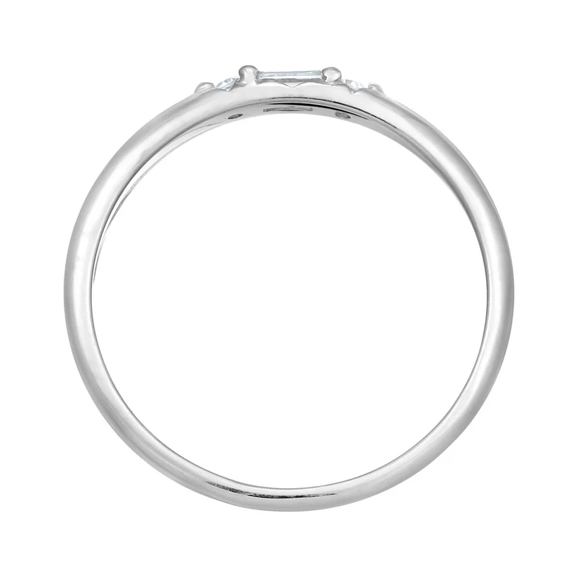 Verlobungsring Filigran | Topas (Weiß)