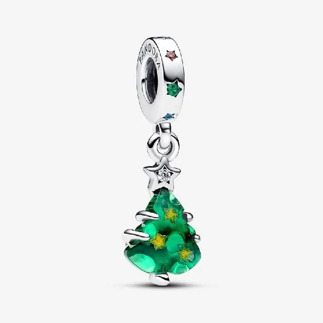 Sparkling Christmas Tree Dangle Charms
