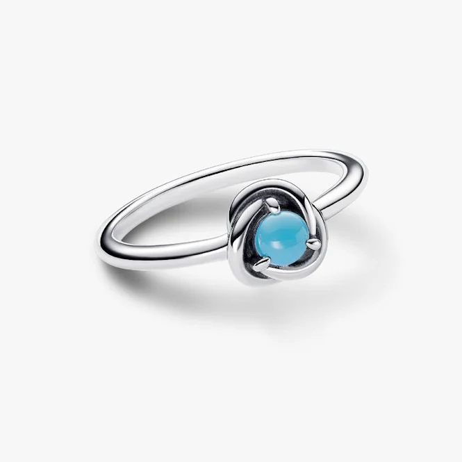 December Birthstone Eternity Circle Ring, Size 50