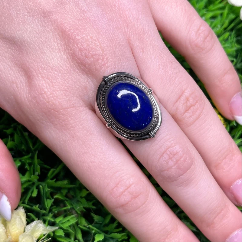 Lapislazuli-Silberring #68