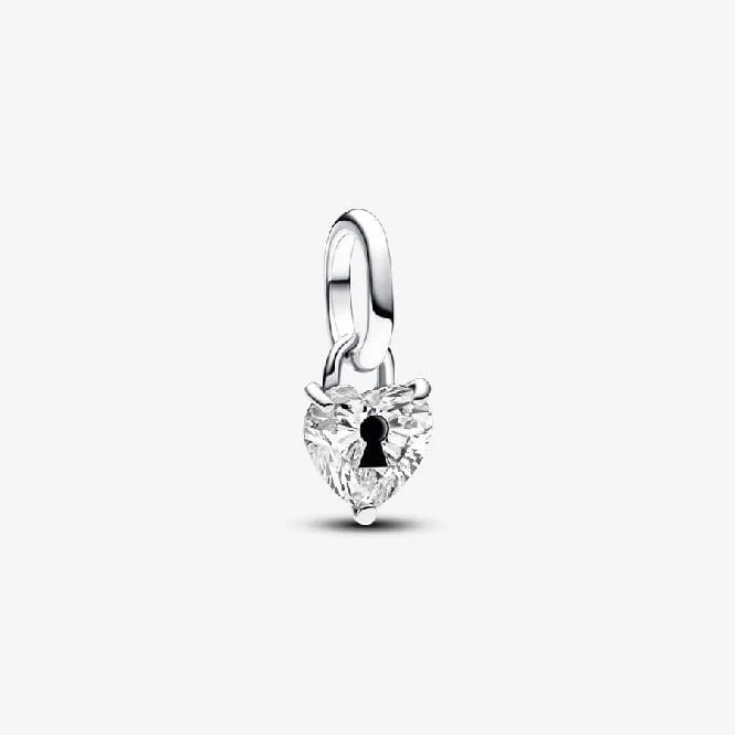 ME Keyhole Heart Mini Dangle Charms