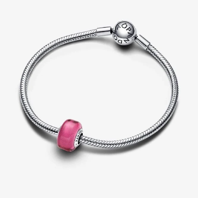 Pink Mini Murano Glass Charms