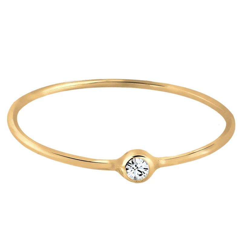 Solitär-Ring | Mit Kristallen von Swarovski® (Weiß)