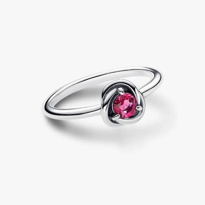 October Birthstone Eternity Circle Ring, Size 48
