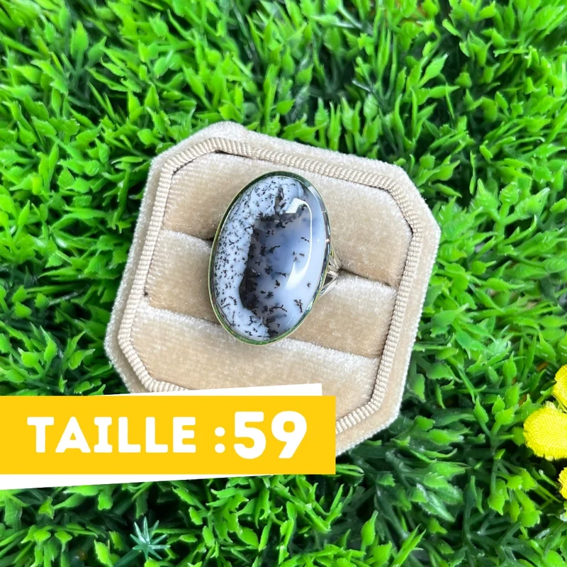 Dendritischer Opalring #13