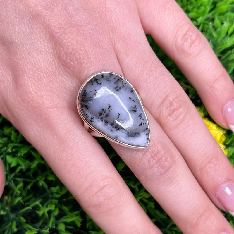 Dendritischer Opalring #6
